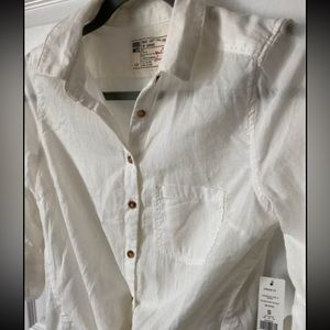 Ladies Garage Off-White Blouse (Small)